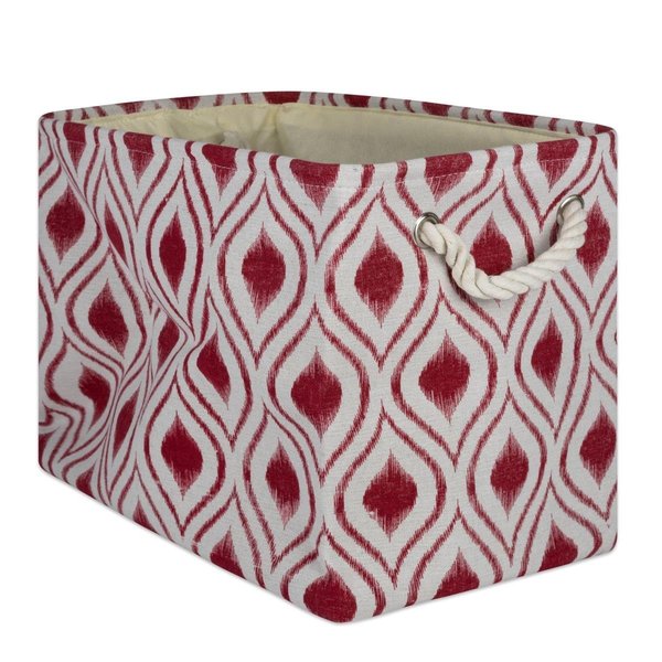 Design Imports Storage Bin, Polyester, Barn Red CAMZ10031